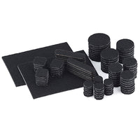 Heavy-Duty Felt Pads, Black, 105-Ct.