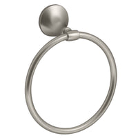 Kohler Elliston Brushed Nickel Silver Towel Ring Metal