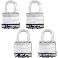 Master Lock 1-3/4 in. W Stainless Steel Ball Bearing Locking Padlock Keyed Alike