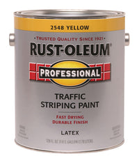 Rust-Oleum Professsional Traffic Yellow One Step Paint 1 gal (Pack of 2).