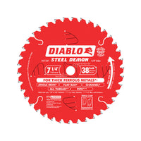 Diablo Steel Demon 7-1/4 in. D X 5/8 in. Carbide Saw Blade 38 teeth 1 pc