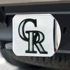 MLB - Colorado Rockies Metal Hitch Cover