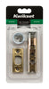 Kwikset Bright Brass Gold Steel Door Latch 1 pk