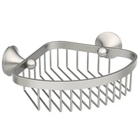 BRUSHED NICKEL SHOWER BASKET