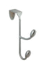 iDesign Silver Steel Medium Orbinni Over the Door Double Hook 10 lb. cap. 1 pk