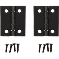 V1802 1-1/2" x 1-1/4" Hinge 2/pk - Oil-Rubbed Bronze