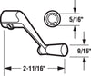 Prime-Line Painted Bronze Zinc Single-Arm Casement Operator Crank Handle For Universal - Deal of Week