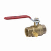 Homewerks 1/2 in. Brass FIP Ball Valve with Drain Full Port