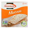 Manischewitz - Matzos Crackers - Unsalted - Case of 12 - 10 oz.