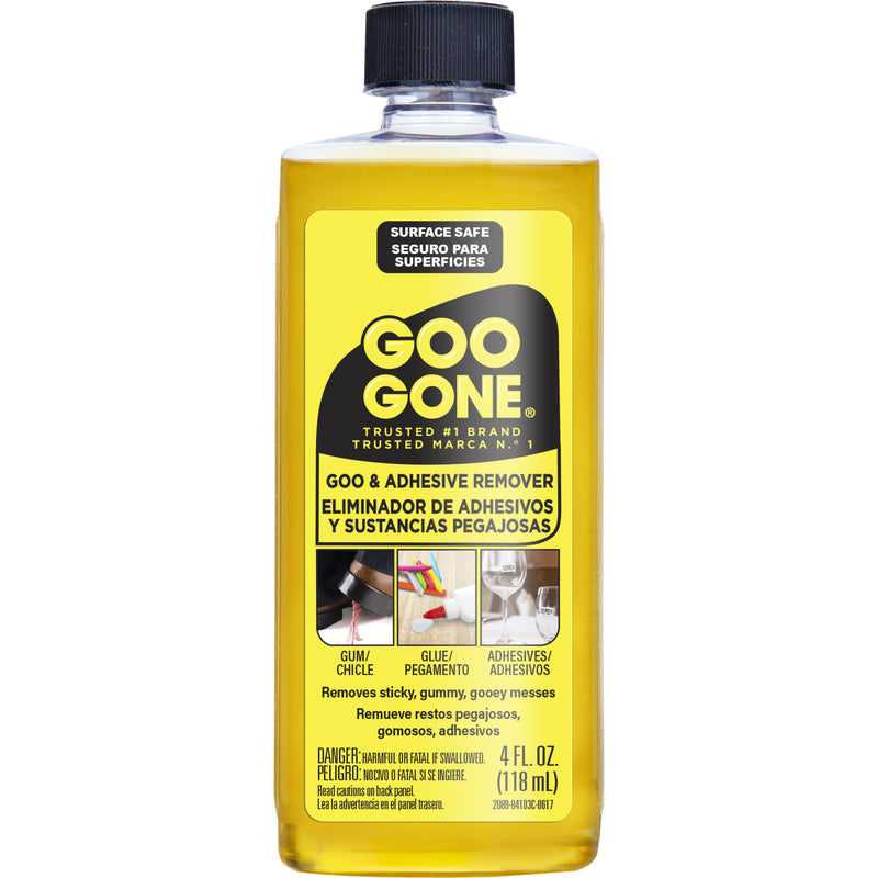 Goo Gone Odorless Liquid Adhesive Remover 10 oz (Pack of 6)