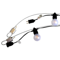 Bella Lucci Holiday Bright Lights LED G50 Patio Light Set Warm White 50 ft. 50 lights