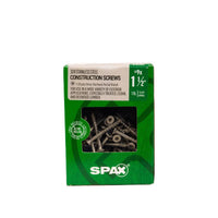 SPAX Multi-Material No. 9 Label X 1-1/2 in. L Star Flat Head Construction Screws 1 lb 155 pk