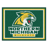 Northern Michigan University 8ft. x 10 ft. Plush Area Rug