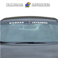 University of Kansas Sun Stripe Windshield Decal 3.25 in. x 34 in.