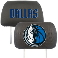 NBA - Dallas Mavericks Embroidered Head Rest Cover Set - 2 Pieces