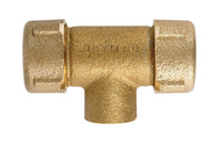 BK Products Southland 1/2 in. FPT X 3/4 in. D Sweat 3/4 in. D Sweat Galvanized Brass Tee