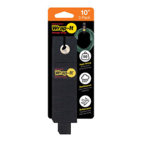 Wrap-It 1.5 in. W x 10 in. L Black Storage Straps 50 lb. 3 pk