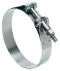 Ideal 1 - 3/8 in. 1-9/16 in. SAE 138 Hose Clamp With Tongue Bridge Stainless Steel Band T-Bolt