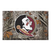 Florida State University Camo Camo Rubber Scraper Door Mat