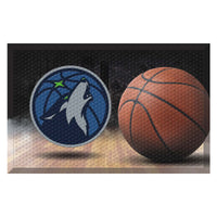 NBA - Minnesota Timberwolves Rubber Scraper Door Mat