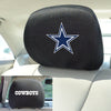 NFL - Dallas Cowboys  Embroidered Head Rest Cover Set - 2 Pieces