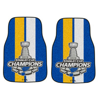 NHL - St. Louis Blues 2019 Stanley Cup Champions Carpet Car Mat Set - 2 Pieces