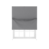 Umbra Nightfall Charcoal Blackout Curtains 51 in. W X 72 in. L (Pack of 4)