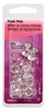 Hillman Clear Push Pins 16 pk (Pack of 6)