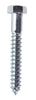 Hillman 1/2 in. X 3-1/2 in. L Hex Zinc-Plated Steel Lag Screw 25 pk