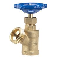 Homewerks 1/2 in. X 3/4 in. Comp x MHT Brass Boiler Drain Valve