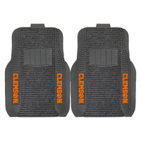 Clemson University 2 Piece Deluxe Car Mat Set