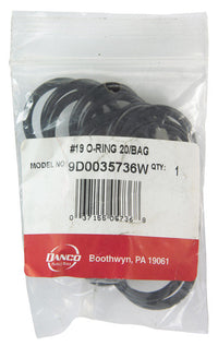 Danco 1.25 in. D X 0.12 in. D Rubber O-Ring 20 pk