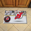 NHL - New Jersey Devils Rubber Scraper Door Mat