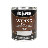 Old Masters Semi-Transparent Aged Oak Oil-Based Wiping Stain 1 Qt. (Pack of 4)