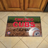 MLB - Chicago Cubs Rubber Scraper Door Mat