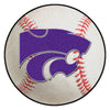 Kansas State University Baseball Rug - 27in. Diameter