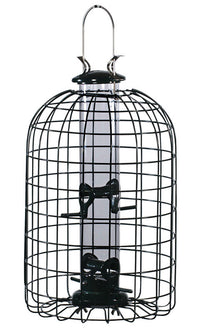 Audubon Wild Bird 1.25 lb Plastic/Wire Caged Tube Bird Feeder 4 ports