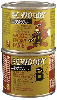 PC-Woody Tan Two Part Wood Epoxy Paste 12 oz