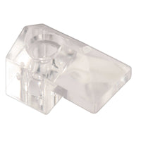 Prime-Line Clear Small Mirror Holder Clip 20 lb 6 pk