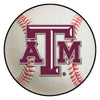 Texas A&M University Baseball Rug - 27in. Diameter