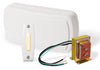 Broan Nutone White Plastic Wired Door Chime Kit