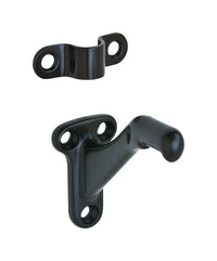 Ives by Schlage Black Brass Handrail Bracket