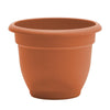 Bloem Terracotta Clay Resin Bell Ariana Planter 8 Dia. in. with Drainage Holes