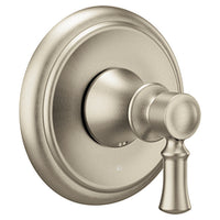 Brushed nickel M-CORE transfer M-CORE transfer valve trim