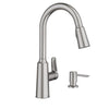 Moen Edwyn One Handle  Stainless Steel Pulldown Kitchen Faucet (Pack of 2)