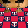 MLB - Minnesota Twins Team Carpet Tiles - 45 Sq Ft.