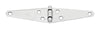 National Hardware 4 in. L Zinc-Plated Heavy Strap Hinge 1 pk