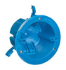 Carlon 18 cu in Round Polycarbonate 1 gang Electrical Ceiling Box Blue