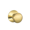 Schlage Plymouth Polished Brass Passage Lockset 1-3/4 in.