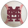 Mississippi State University Baseball Rug - 27in. Diameter